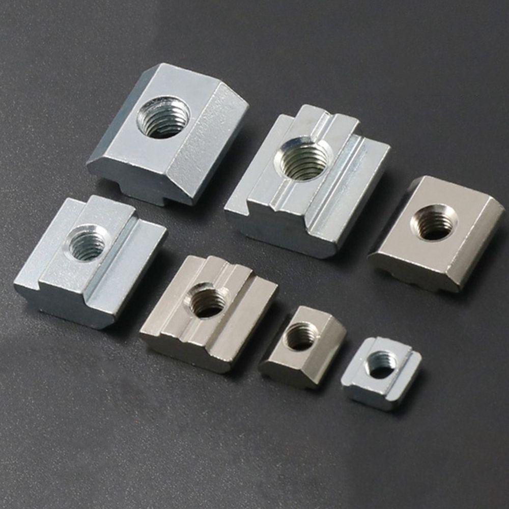 M3 M4 M5 M6 Aluminum Profile T-Track Sliding T Block Hammer Nut For Fastener T Slot Nut Nuts