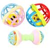 Newborn Soft Rubber Grip & Teething Rattle Ball Puzzle (0-1 Year)