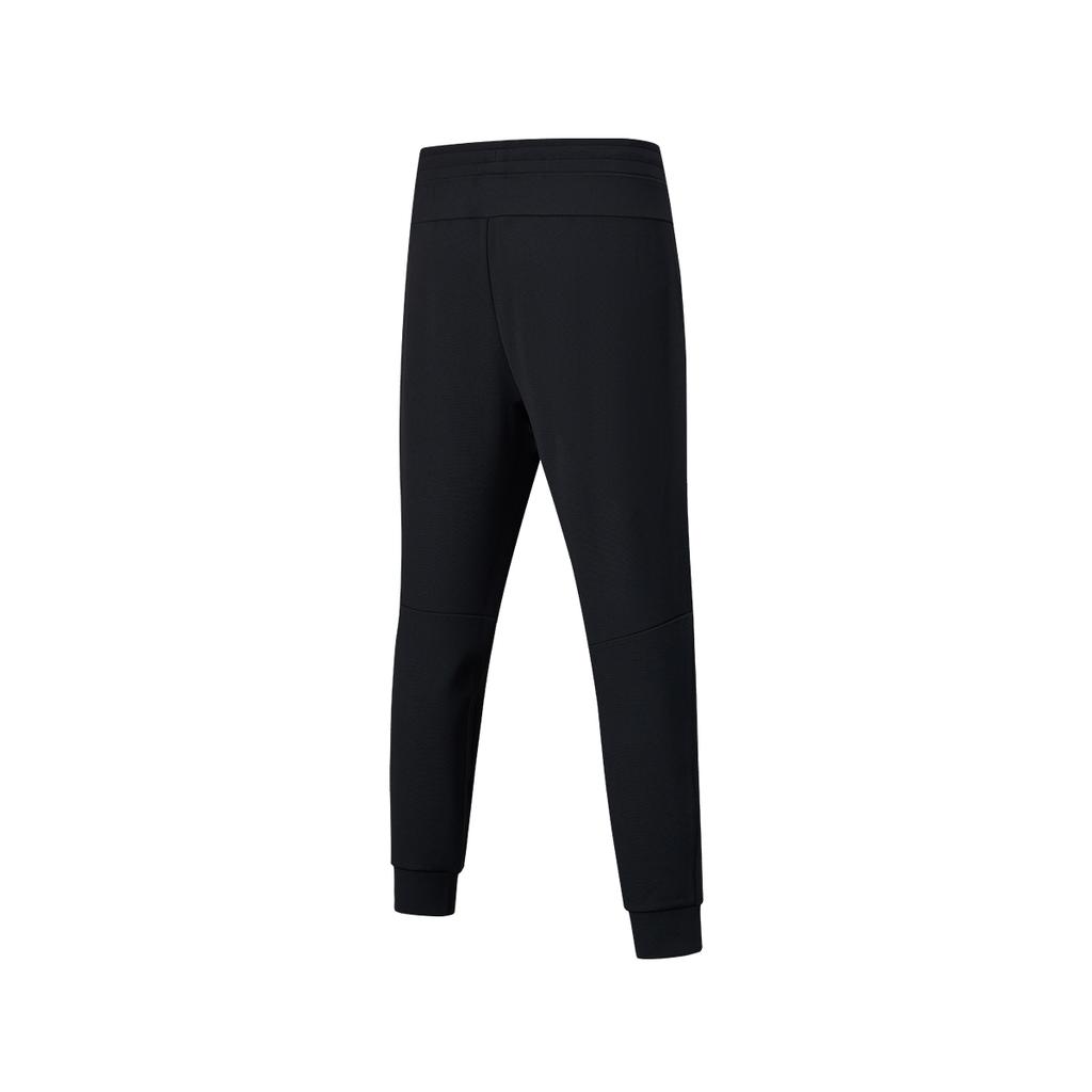 SAUCONY Urban Commuting Series Solid Color Elastic Waist Micro-Stretch Knit Sports Pants Men Pants Black SC2240139B-BK01