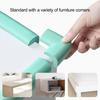 10Pcs Furniture Corner Protector Anti-collision Baby Proof Soft Self-adhesive Table Desk Right Angle Sharp Edges Corner Guard Bumper Protective Cover