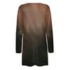 Women's Fashion Loose Casual Pocket Print Long Sleeve Cardigan Jacket Tops