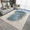 Print Carpet Living Room Large Area Anti-Slip Carpet Bedroom Room Bedside Blanket Home Decor Accessories