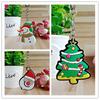 Christmas Keychain Christmas Decoration Santa Claus Elk Snowman Keychain New Year Decoration 2021 Children's Gift Key Ring Chris