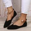 Women's Flat Shoes Pointed Leopard Print Shoes Breathable Slip-on Pearl Flat Outdoor Casual Womens Shoes Women's Loafers