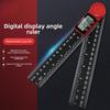 Digital Angle Ruler Protractor & Black Vernier Caliper Combo