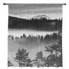 Black And White Fog In Mountains Sheer Curtains Bedroom Voile Curtain Living Room Window Sheer Curtains Kitchen Tulle Drapes