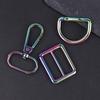 1Pcs Bag Buckles Metal Swivel Lobster Clasp Tri Glide Sliders D Ring Adjuster Webbing Strap Hook Diy Accessories