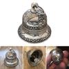Серебряный колокольчик-монета, очень громкий, прочный, винтажный, металлический, подвесной колокольчик