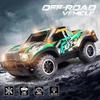 New 1:24 Full Scale LED Light Off-Road Jeep Remote Control Car 10km/h Battery Controlled Children's Toy Car Boy Gift Anti-Fall Anti-Collision