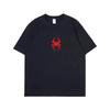 T-Shirt For Men's Women's Anime Loose Short Sleeve 100% Cotton Tops 2024 Summer European American Spider Man Crossover Universe