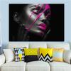 Sexy African Black Women Canvas Painting Portrait Posters and Prints Wall Art Pictures for Bed Living Room Cuadros Home Decor No Frame