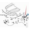 Mercedes CLA W117 Hood Hinge 1178800128 1178800228
