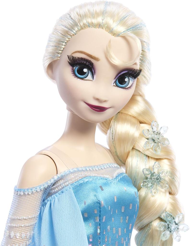 Mattel Disney Frozen Anna and Elsa Collector's Edition Celebrating 100 Years of Wonders, Disney Frozen Movie Gift for Kids and Collectors, HLX70