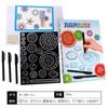 608 Children'S Science And Education Changeable Million Flower Ruler Creative Student Stationery Cute Drawing Ruler Practice Drawing Ruler Goods