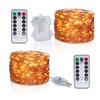 10M 20M Led String Light Copper Wire Remote USB Battery Operated Garland Christmas Fairy Light Led For Holiday Wedding Party Home Decor