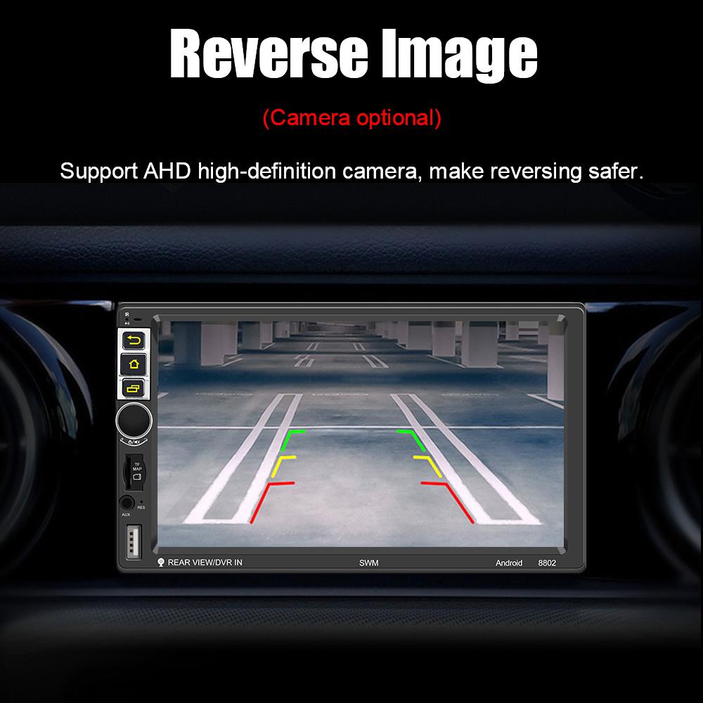 Multimedia Player Mirror Link MP3 MP5 7 Inch 2 Din GPS Bluetooth WIFI Universal TF 5-USB Hands-free FM Receiver Car Radio Video Audio