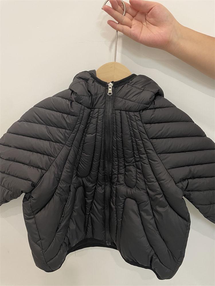 Girls' Solid Color Winter Coat 2024 – Simple, Thick Cotton for Small To Medium Children