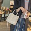 2024 Spring Women's Genuine Leather Shoulder Messenger Square Tote Handbag
