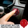 Ignition Button Cover Alloy Start Engine Cover Car Button Covers Protective Car Button Covers Ignition Button Protector Engine