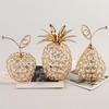 Crystal Fruit Decorations Luxurious Crystal Colorful Fruit Handicrafts Color Fruit Statues Home Decors Creative Gift