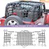 Rear Isolation Cargo Mesh Rear Trunk Cargo Organizer Pouch for Jeep Wrangler JK 2007-2017 2-Door Version Car Accessories