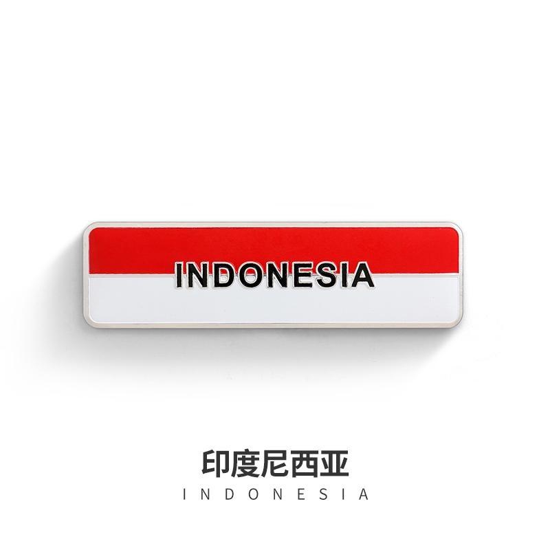 Car Styling 3D Aluminum UK Germany USA Russia France Sweden Malaysia Indonesia National Flag Emblem Badge Motorcycle Car Sticker