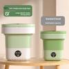 12L Large Capacity Portable Folding Washing Machine Semi-Automatic Timer Function Lightweight Compact Design Underwear Socks Washer