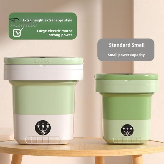 12L Large Capacity Portable Folding Washing Machine Semi-Automatic Timer Function Lightweight Compact Design Underwear Socks Washer