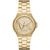 MK7229 Lennox Three-Hand Gold-Tone Stainless Steel Women's Watch