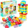 Blocs De Construction - SPRINGOS - 2025 - 126 Pièces - Plastique Souple - Multicolore