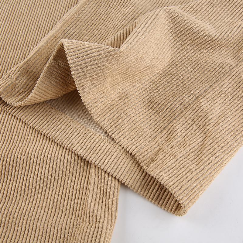 Corduroy Baggy Joggers Women Vintage Wide Leg Pants Brown Low Waist E Girl 90s Aesthetic Trousers Female Sweatpants