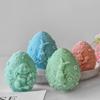 DIY Easter Egg Aroma Candle Silicone Mold Handmade Plaster Resin Ornaments Molds Easter Bunny Eggs Candle Making Supplies