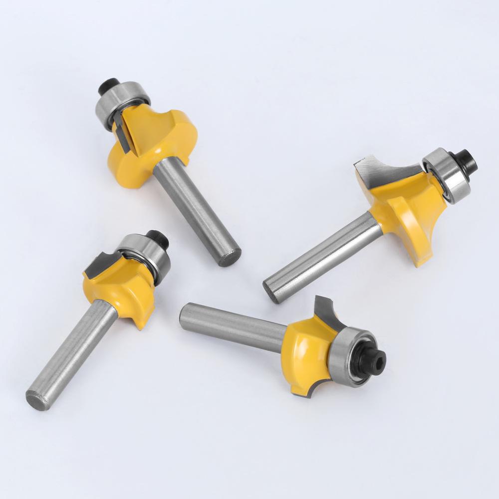 Four-Piece Chamfering and Fillet Knife Set for Woodworking