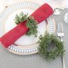 Rings, Red Berry Wreaths, Christmas Decoration Needle Napkin Rings