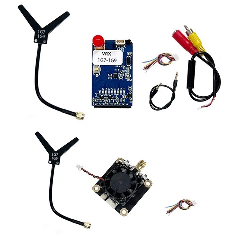 1.7G 1.9G 1.6W FPV Analog Wireless Video Transmitter Receiver Module
