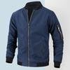 Men's Bomber Jacket Outerwear Casual Hip Hop Zipper Coats Windbreaker Fashion Baseball Uniform Aviator Jackets Male Clothing
