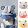 Sun Hat Babies Boy Girl Sunscreen Bucket Hat Panda Print Mesh Breathable Sun Hat Summer Cotton Children Kids Anti-UV