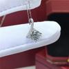 New Newly Designed Women Necklace Silver Color Chain with Brilliant Stone Wedding Engagement Jewelry