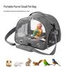 Portable Waterproof Bird & Small Pet Carrier: Foldable Bag for Hamsters, Parrots, Pigeons, Mynas, and Cockatiels.