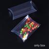 50pcs/set Cute Wedding Favors Plastic Gift Bag Pillow Shape Candy Boxes Cookie Pouch