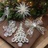 Transparent Acrylic Angel Ornament - Ice Crystal Christmas Tree Decoration