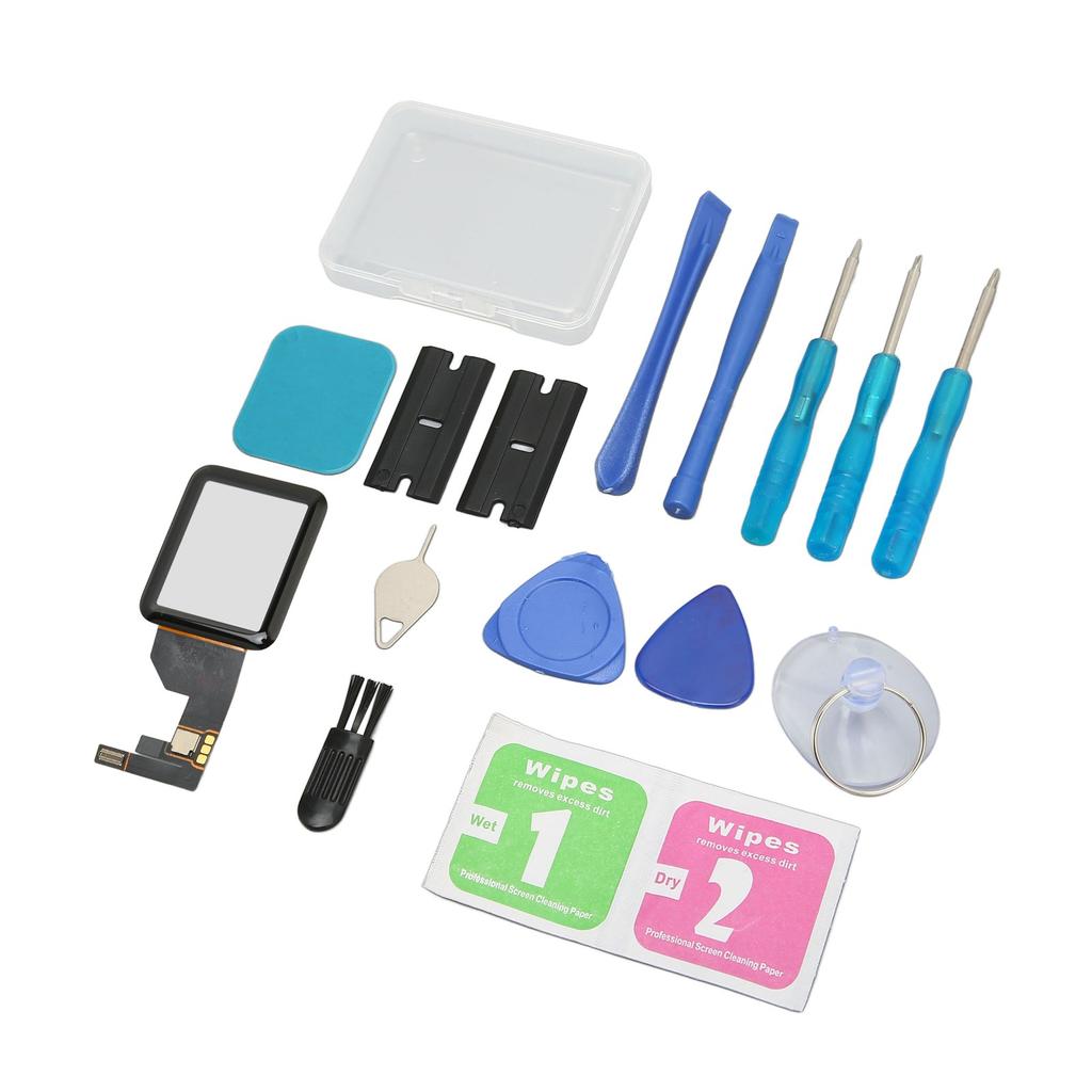 Watch Front Glass Lens Digitizer Smart Watch Screen Repair Kit for IWatch Series 1 38mm1.5in
