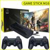 M16 Wireless Game Console Has Built-in 30,000+ Classic Games, 4K HDMI TV Output with Dual 2.4G Wireless Controllers, 64G/128G Nostalgic Game Stick PSP