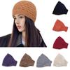 Hair Accessories Knitted Hat Headband Lady Women Girl Cap Empty Top Hat Ear Warmer Outdoor Sports