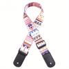 1 Pc  Acoustic Guitar Strap Electric Guitar Straps with Leather Ends Adjustable Classical Guitar Straps