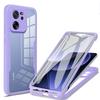 360 Full Body Protective Phone Case For Redmi K40 K50 K60 Ultra K70 Pro K80 K70E Transparent PC+TPU Shockproof Bumper Cover