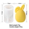 Easter Egg Bunny Silicone Candle Mold 3D Faceless Rabbit Head Aroma Soap Plaster Resin Mould Candle Making Supplies Home Decor