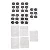 30 Pcs Drum Gel Pad Self Adhesive Soft Silicone Muffling Gel Pads Drum Dampeners for Tone Control