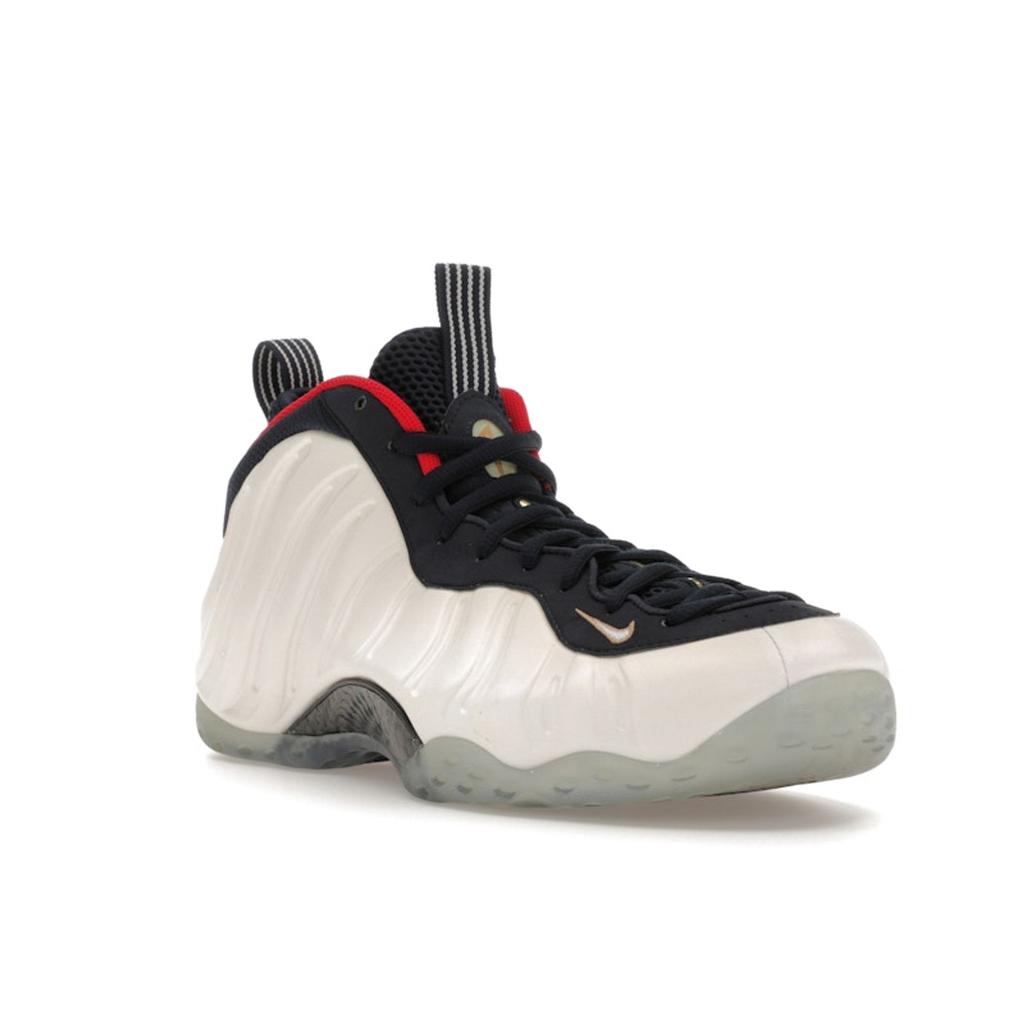 Nike Air Foamposite One PRM Olympic Men Sneakers White Red Blue 575420-400