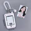 Binder Photocards Holder Mobile Phone Shape Acrylic Photo Frame Supplies Poca Holder Idol Picture Protector Stationery Supplies